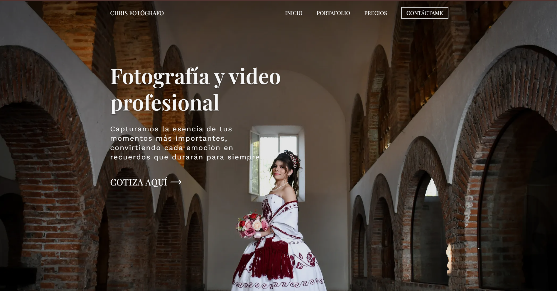 Sitio profesional multipágina