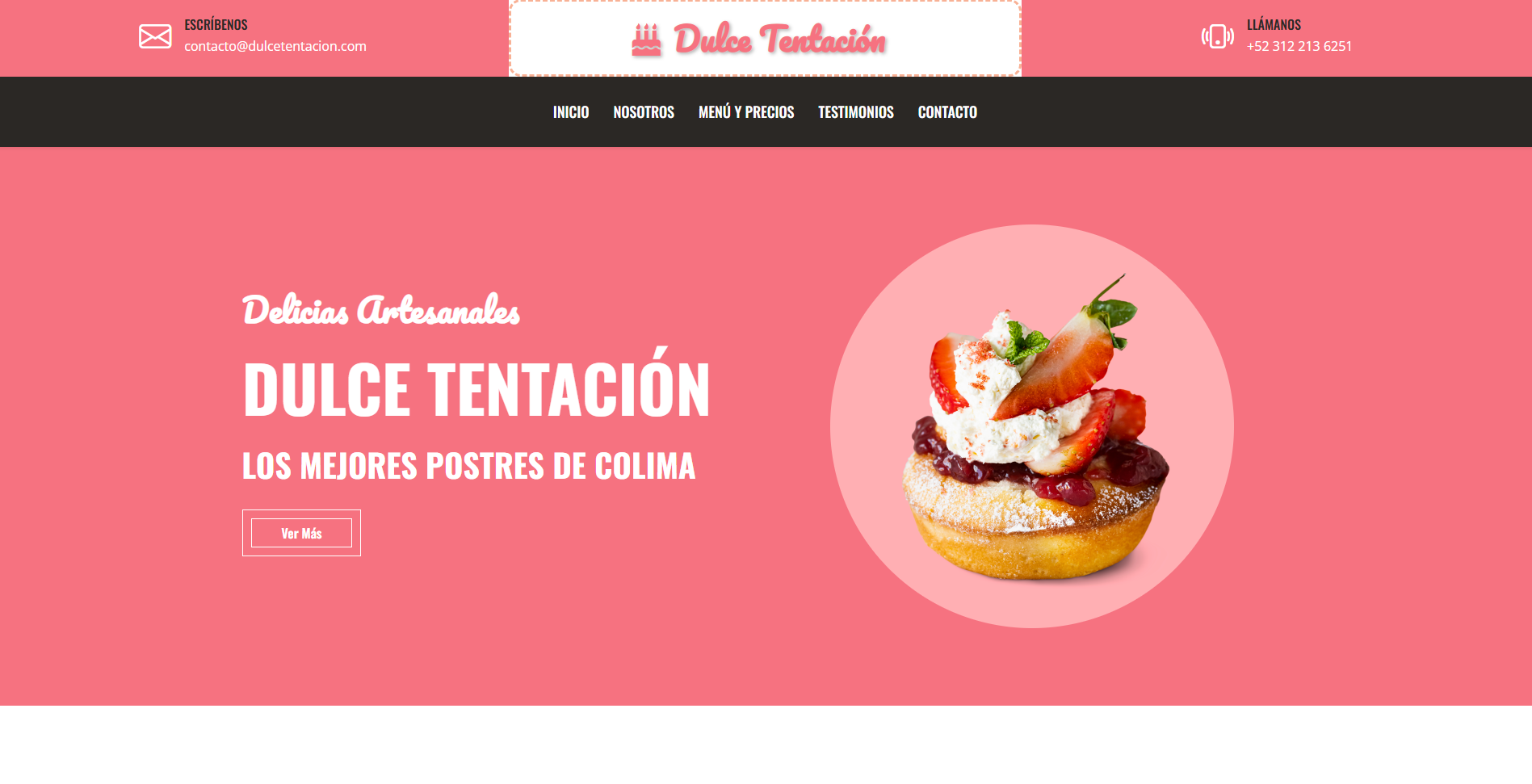 Sitio profesional multipágina